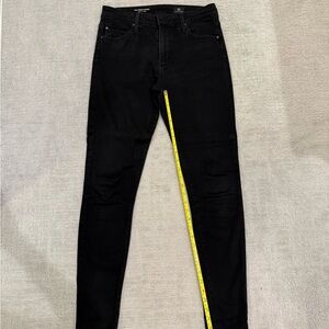 AG Farrah high rise jeans- black